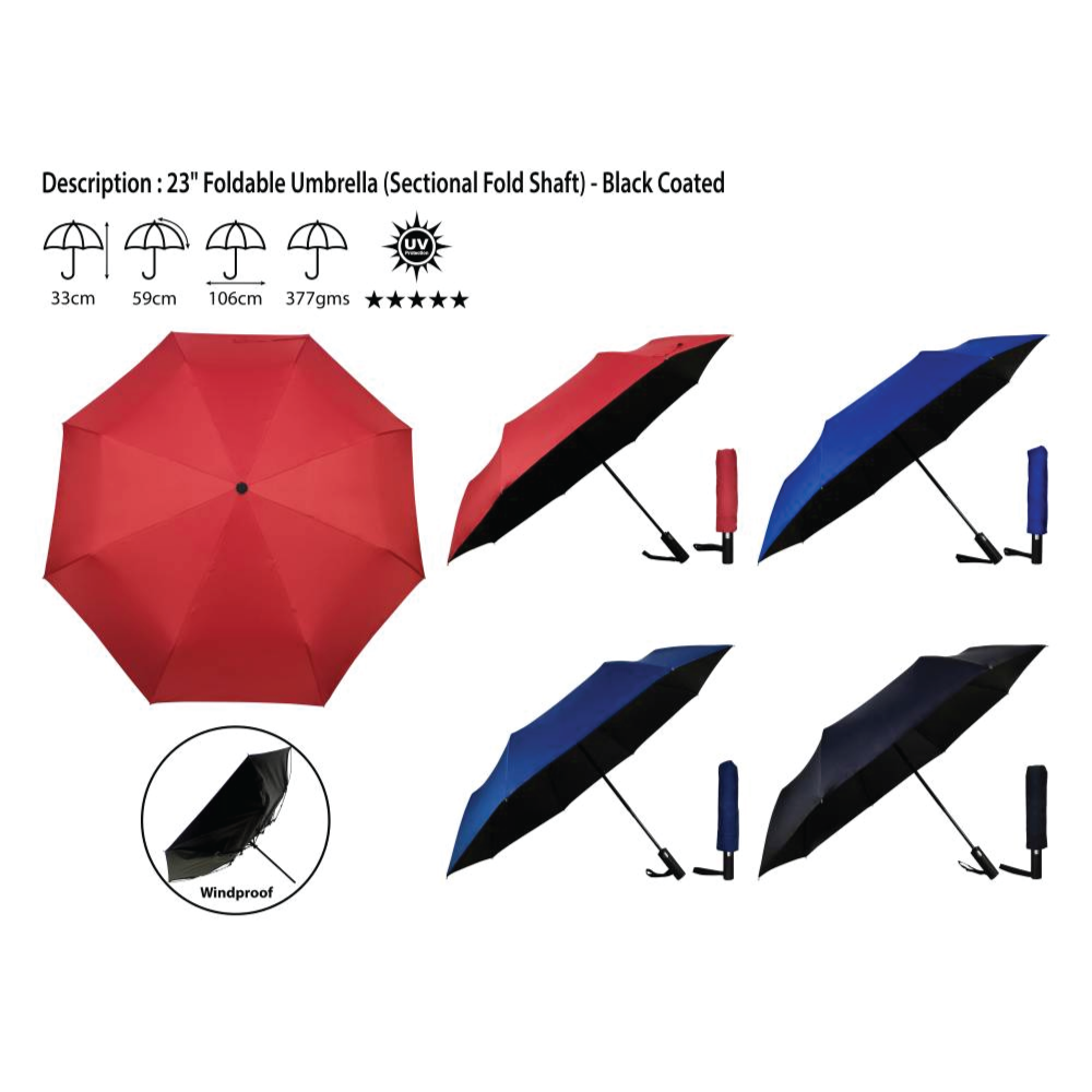 23 FOLDABLE UMBRELLA (SECTIONAL FOLD SHAFT)